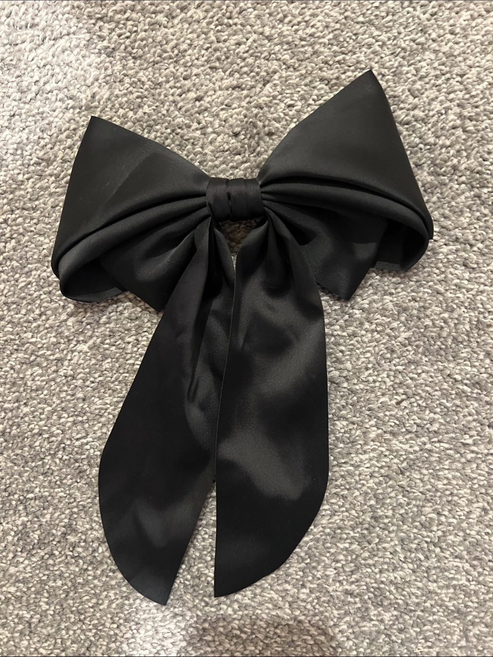 Black Bow Hair Clip - Women Accessories